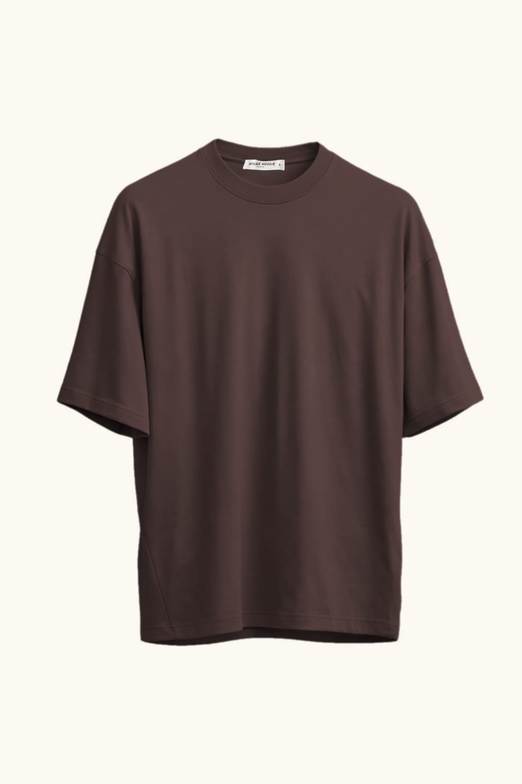 Футболка oversize premium унісекс, темний шоколад
