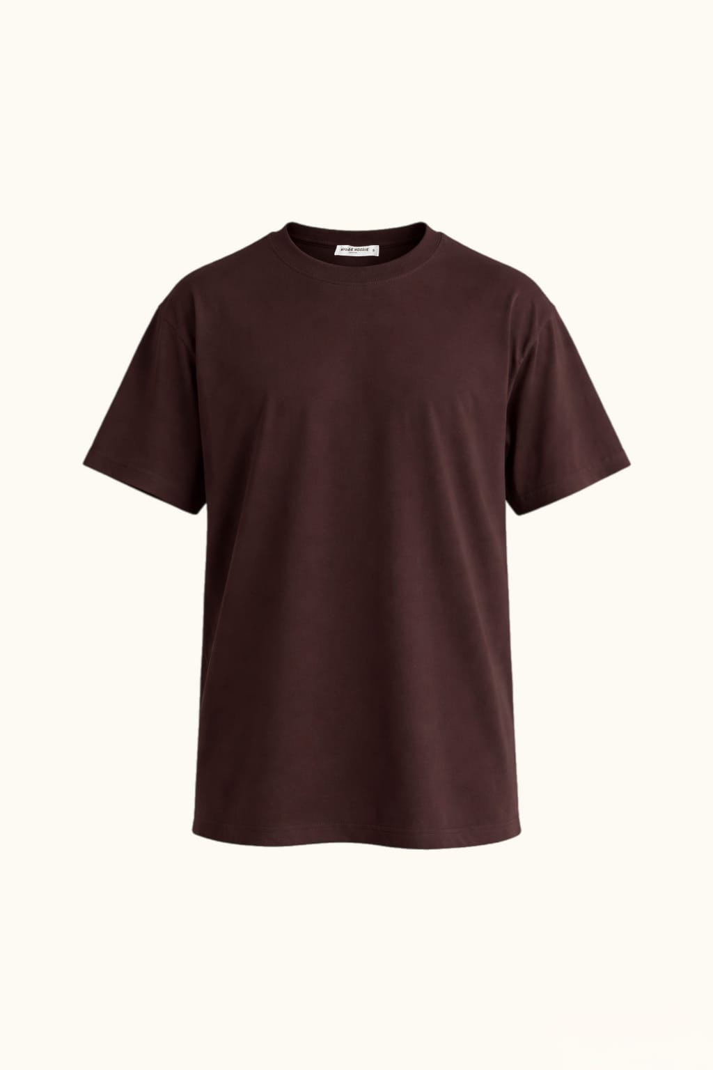 T-Shirt Classic Premium, dunkle Schokolade