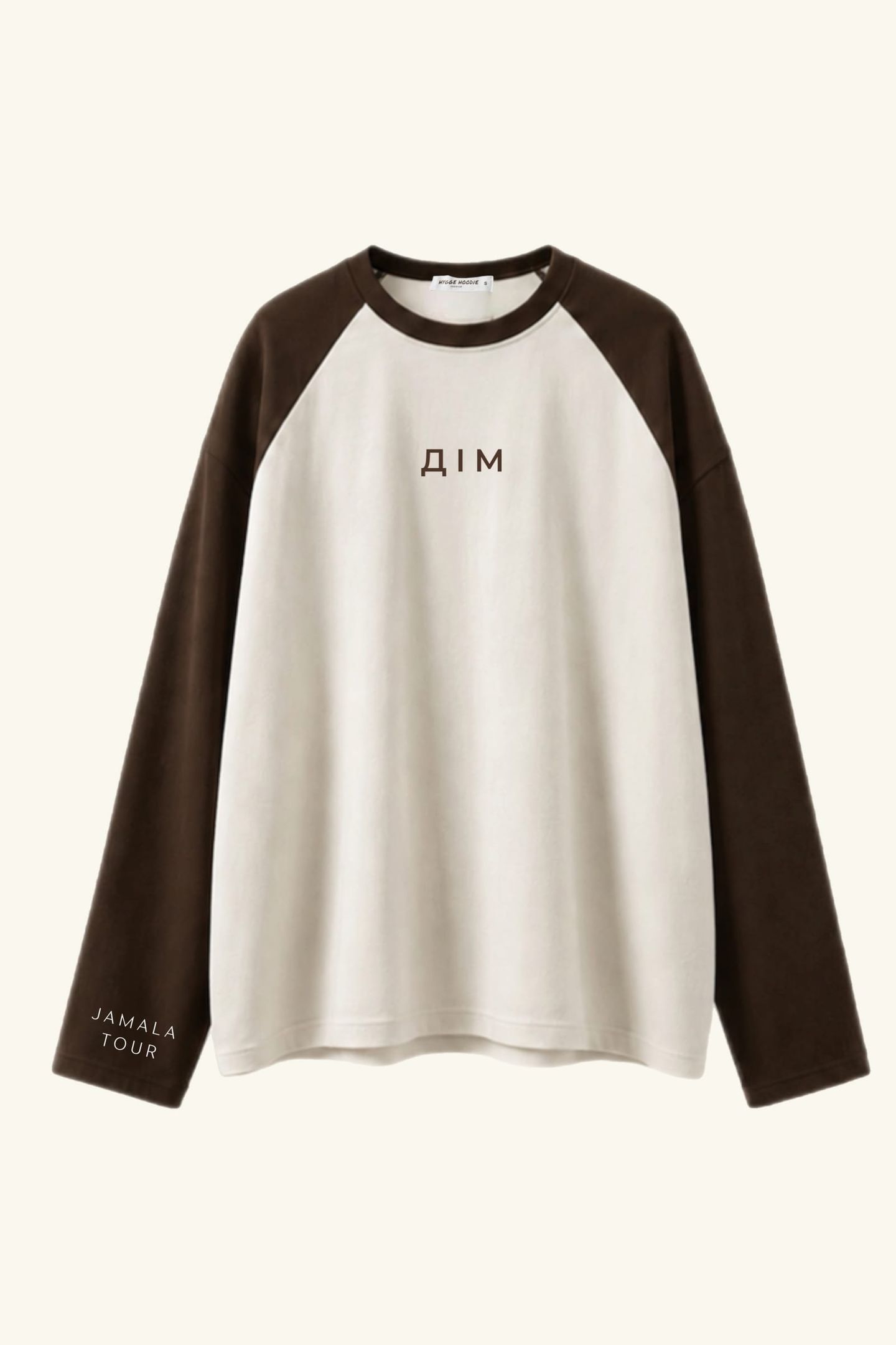 Longsleeve "Dim", milk/chocolate