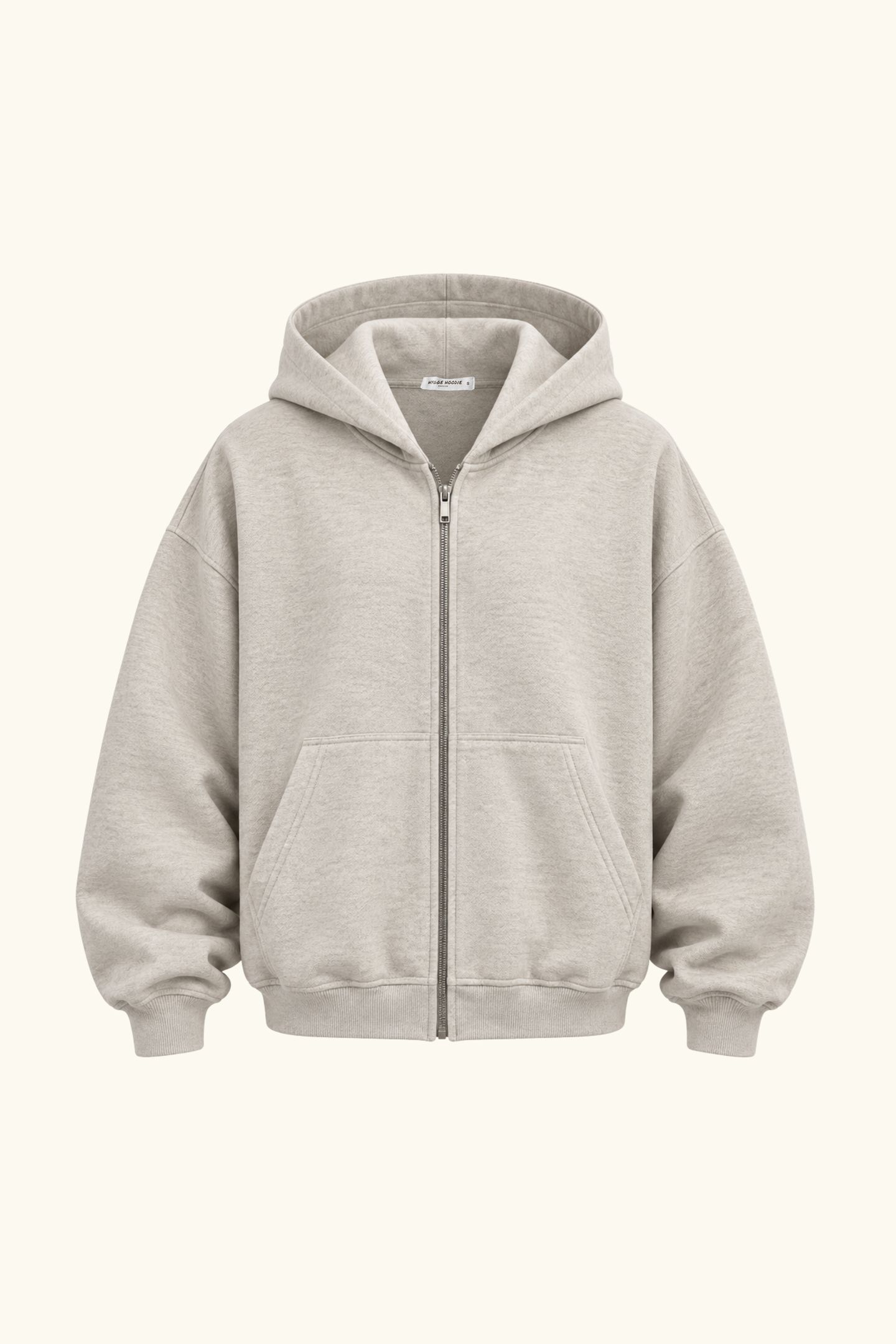 Cotton zip-худі oversize