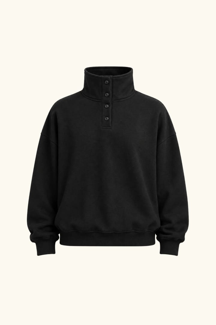 Sweatshirt mit Stehkragen