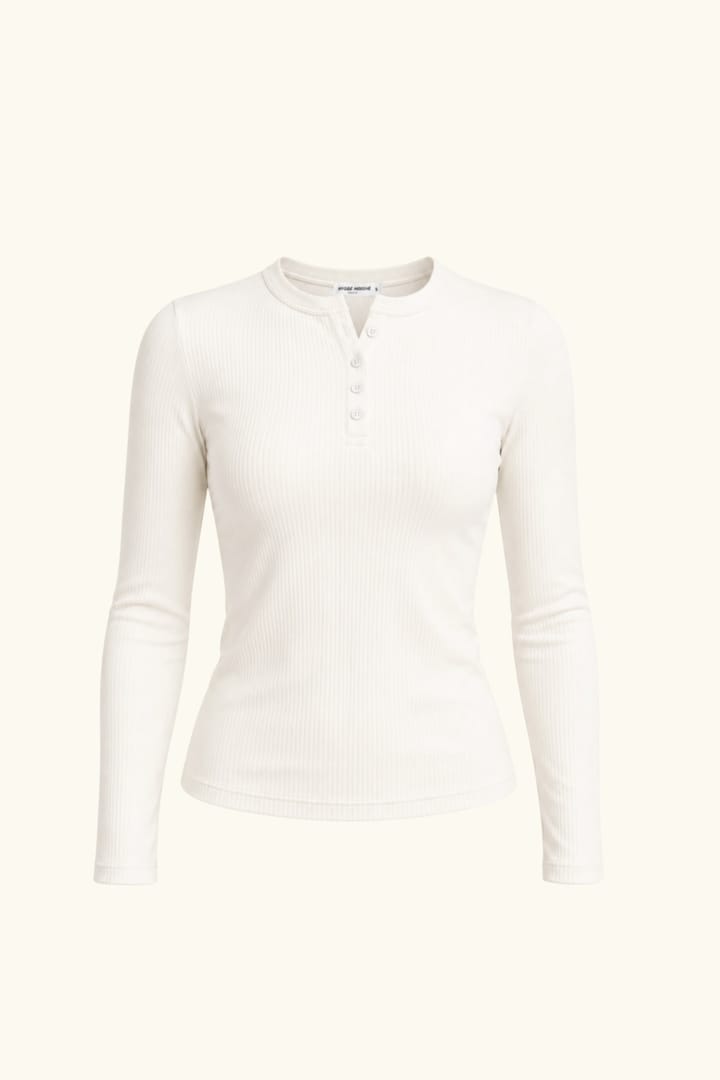 Longsleeve mit Knöpfen aus Viskose