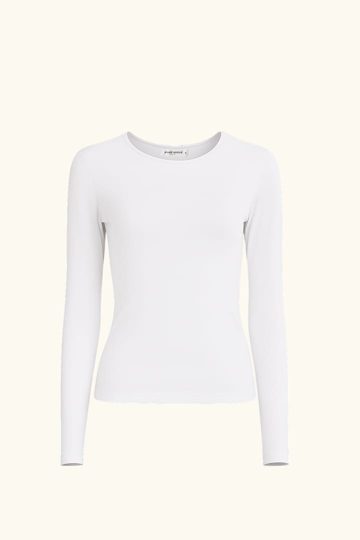 Slim-Fit Longsleeve, doppelter Stoff, Premium