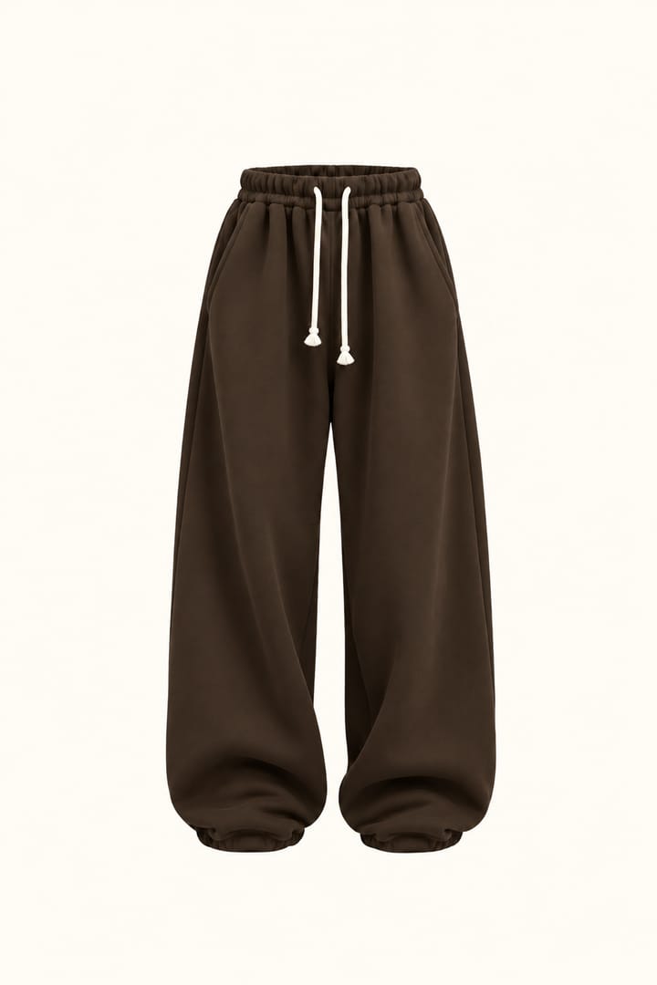 Oversize-Jogger aus Baumwolle