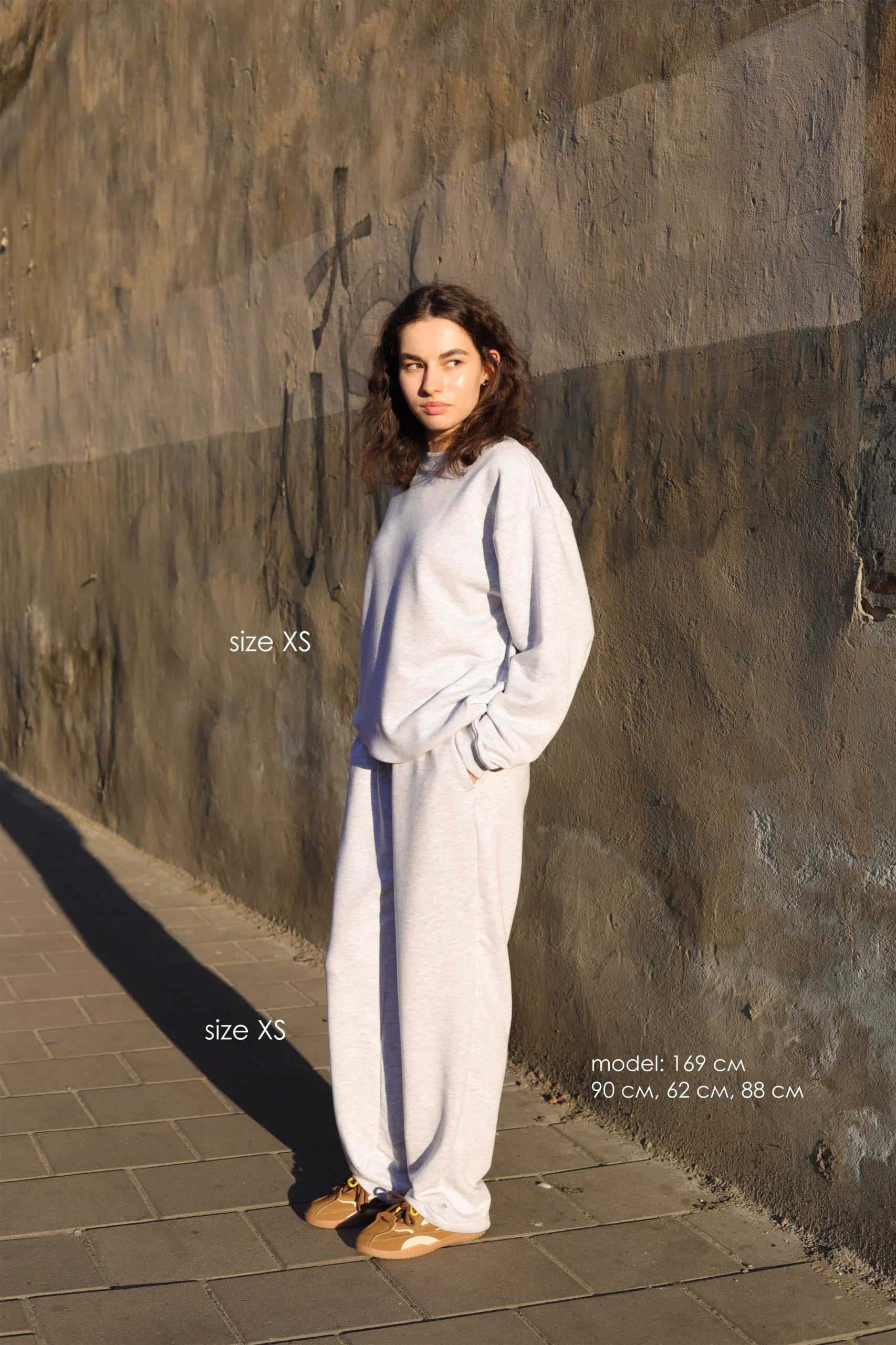 СВІТШОТ ОВЕРСАЙЗ PREMIUM БЕЗ ФЛІСУ, МЕЛАНЖ