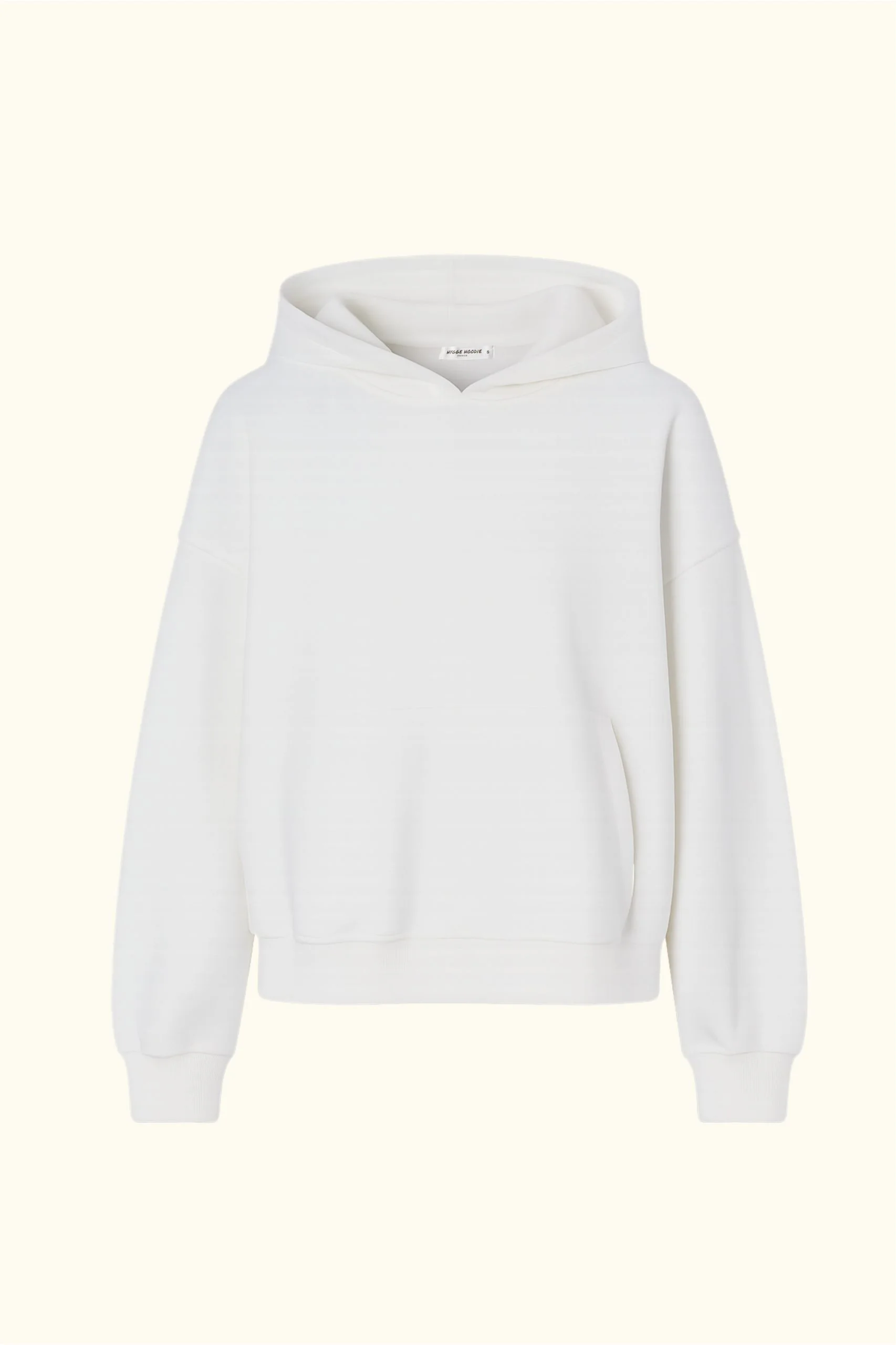 ХУДІ ЗІ ШВАМИ ОВЕРСАЙЗ PREMIUM, МОЛОЧНИЙ