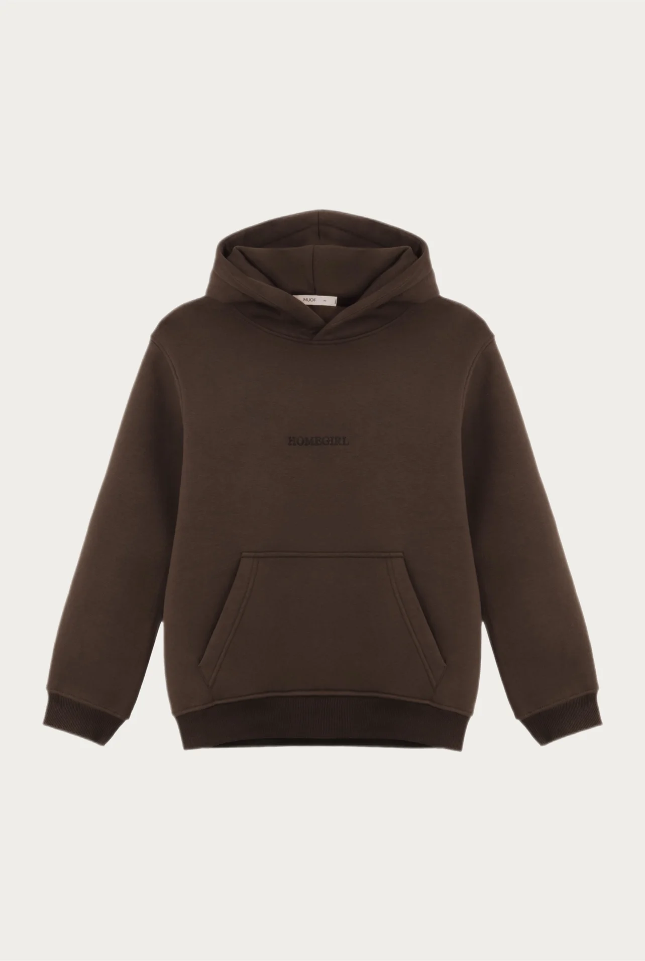 ХУДІ ФЛІС HOMEGIRL, ШОКОЛАД