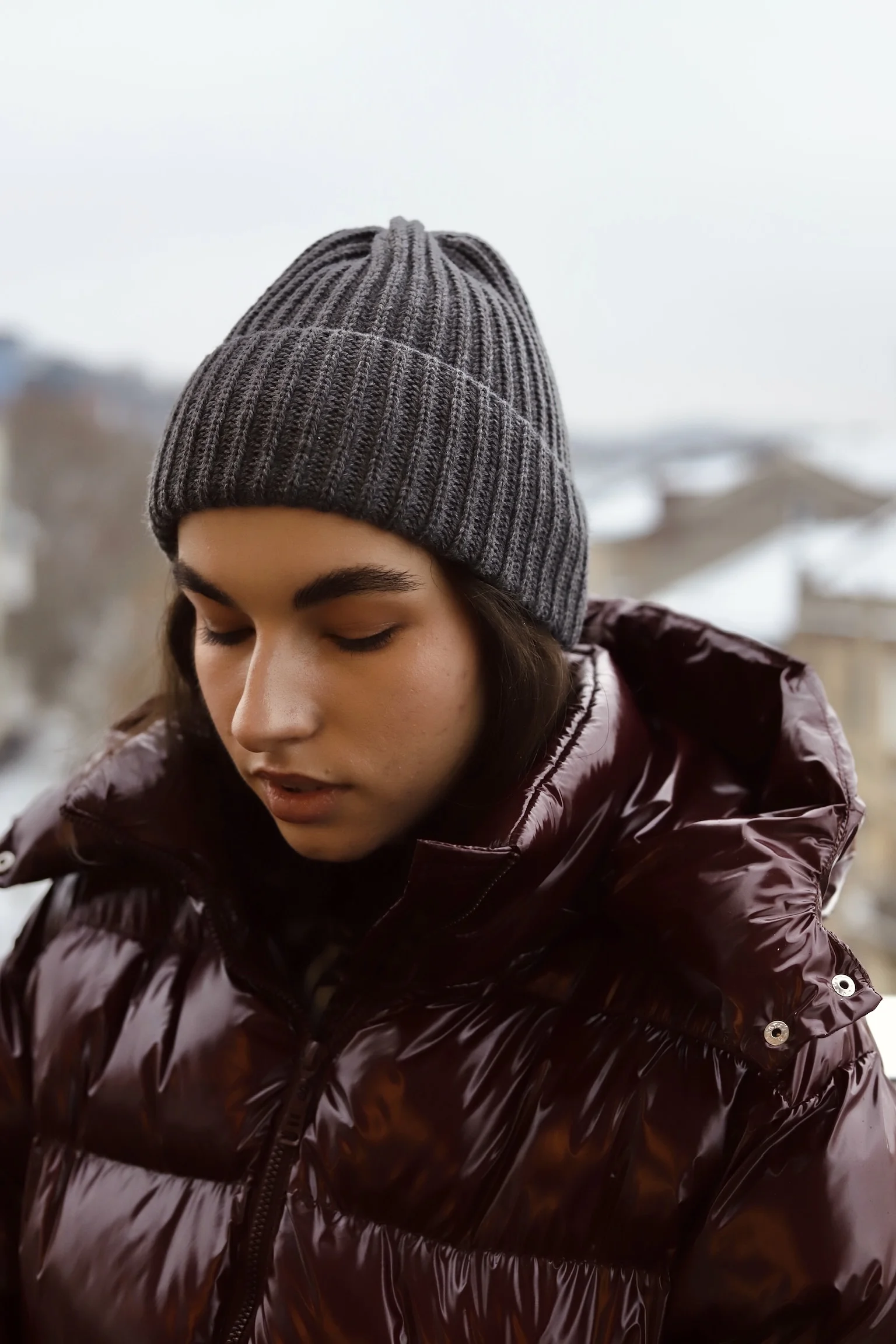 ШАПКА HANNY, ТЕМНИЙ СІРИЙ