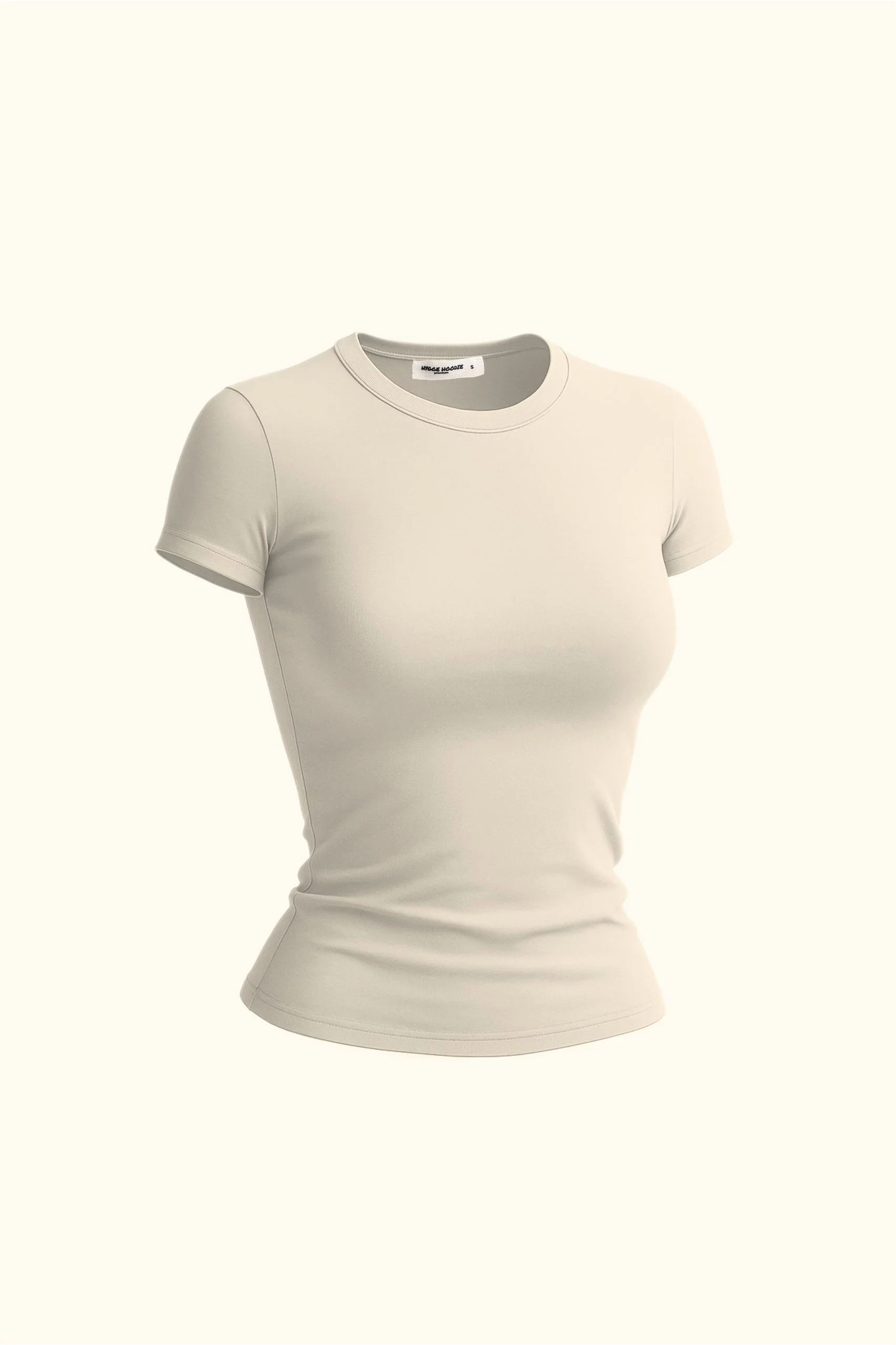 ФУТБОЛКА SLIM FIT ЖІНОЧА, ПІСОЧНА