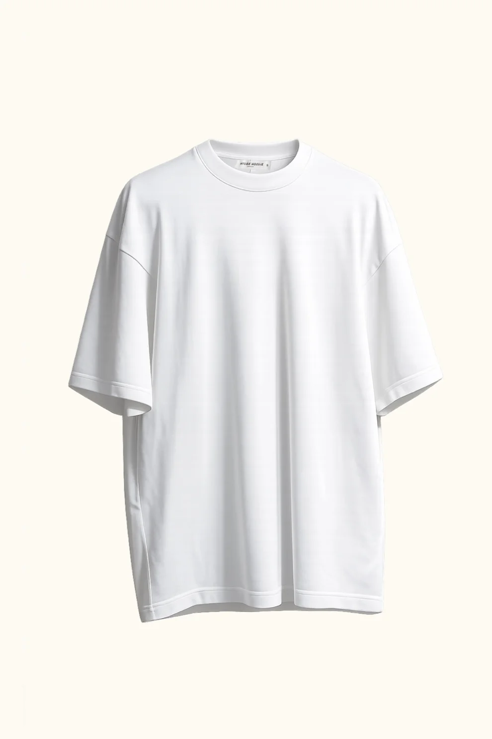 ФУТБОЛКА OVERSIZE, МОЛОЧНА