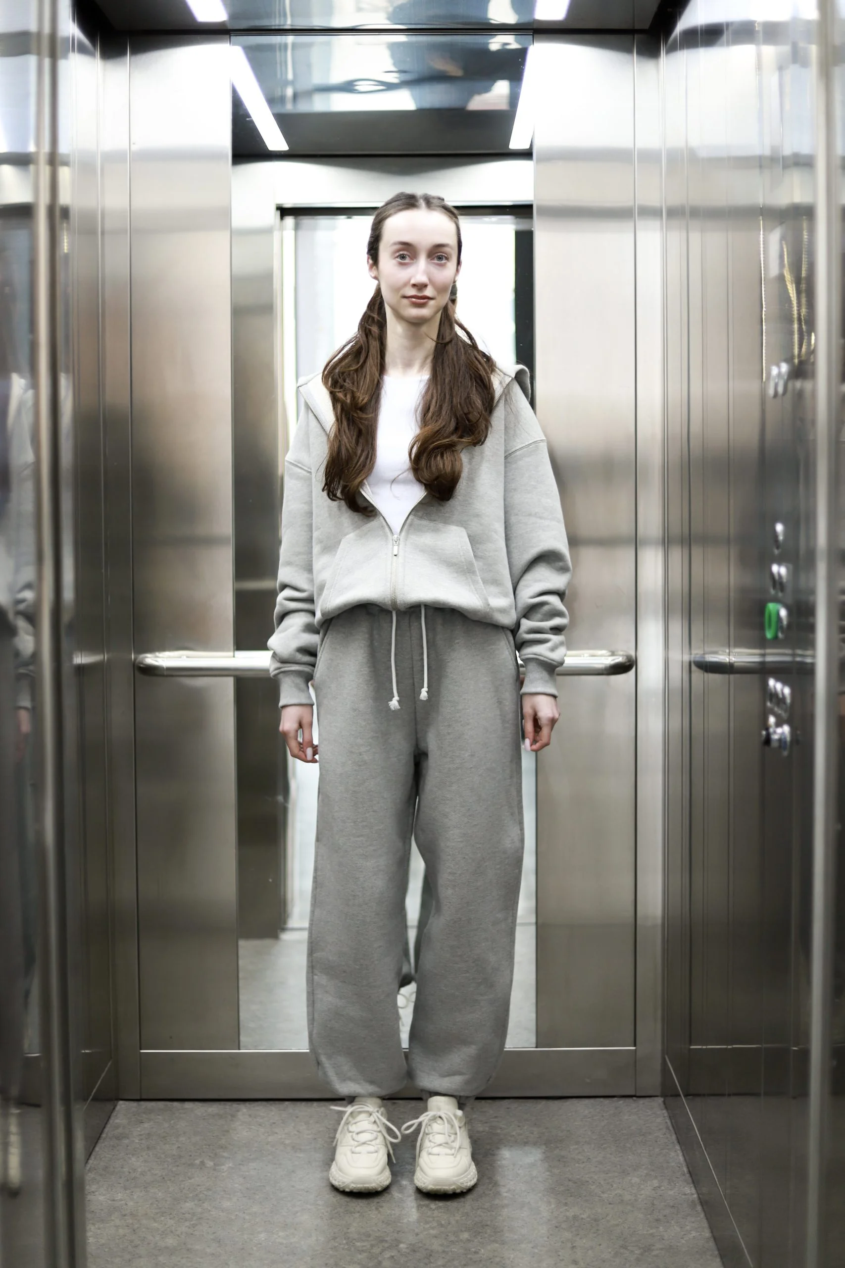 COTTON ДЖОГЕРИ OVERSIZE PREMIUM, СІРИЙ МЕЛАНЖ