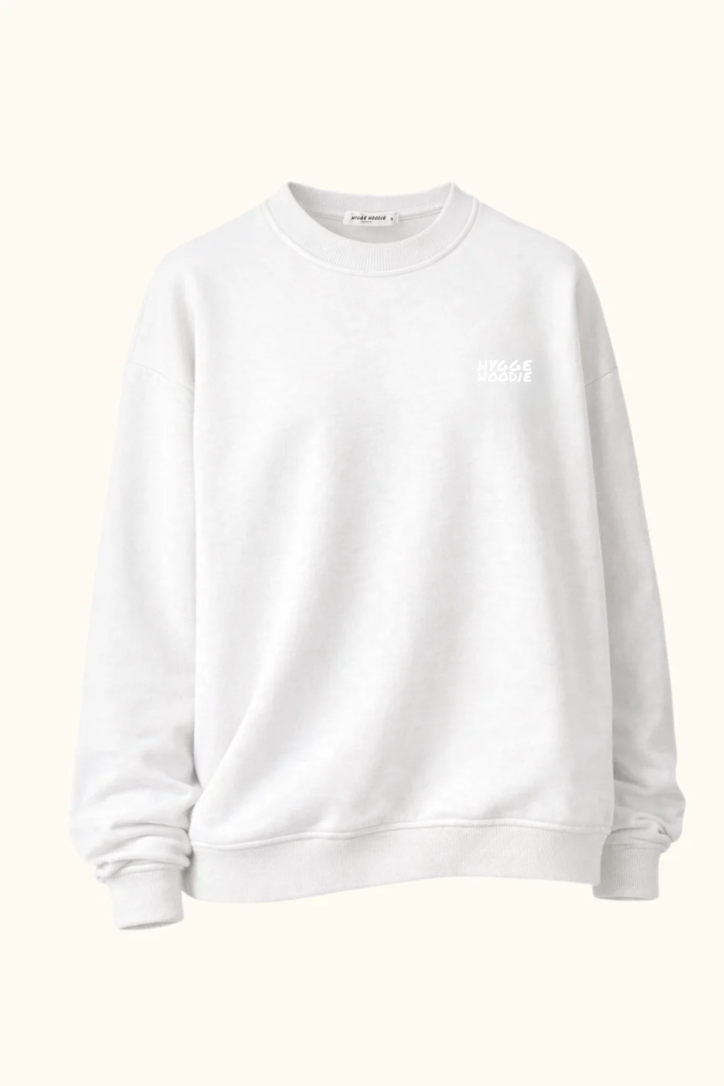 СВІТШОТ OVERSIZE З ВИШИВКОЮ, PREMIUM, МОЛОЧНИЙ